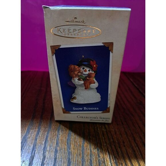Vintage 2003 Hallmark Keepsake Snow Buddies #6 Christmas Holiday Tree Ornament - Picture 3 of 4